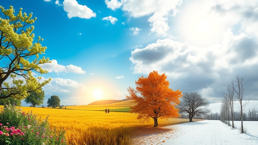 계절 변화의 아름다움, 계절변화