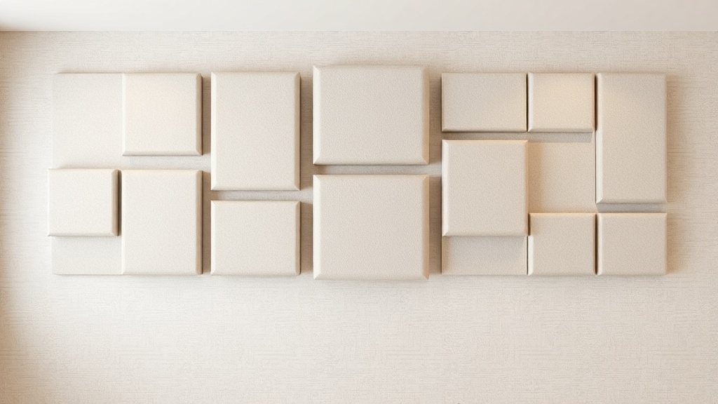 층간소음 인테리어를 적용한 아파트 거실 — 흡음재, 매트, 가구배치로 소음을 줄인 조용한 인테리어