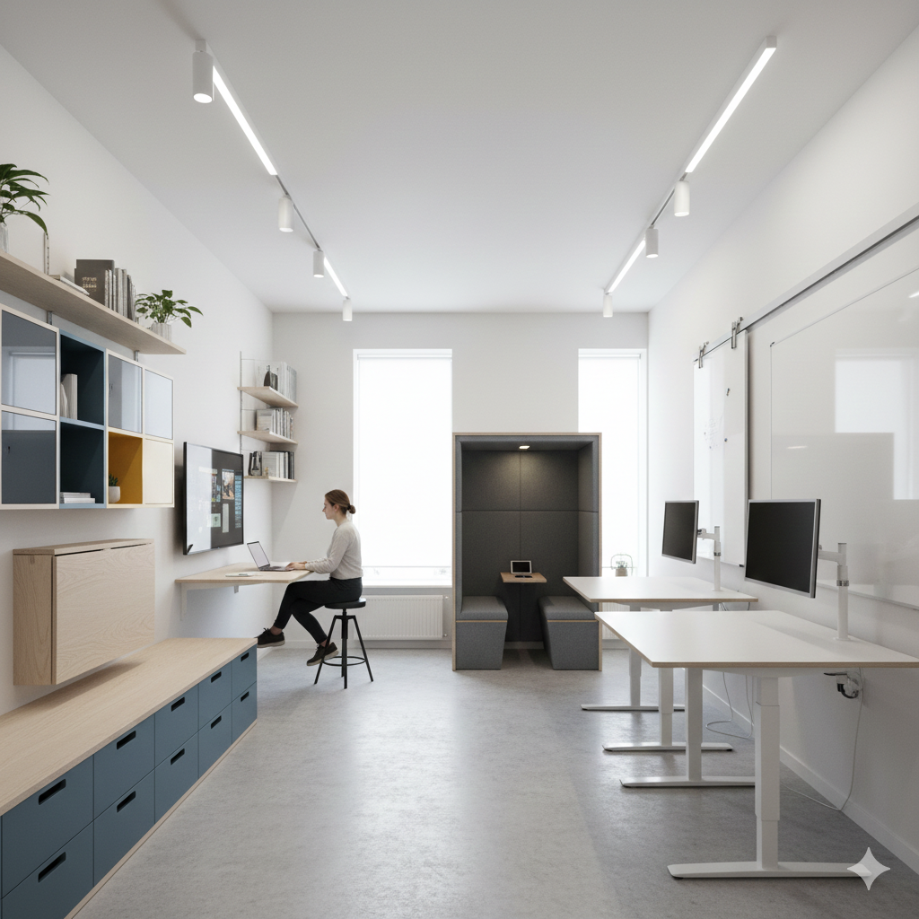 스마트 기술을 활용한 사무실 디자인