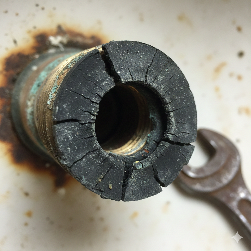 노후된 수전 고무패킹