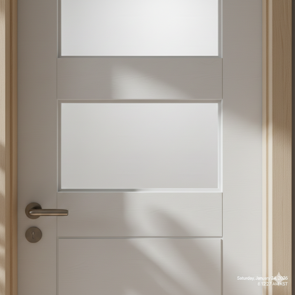 ABS도어 내부 구조 단면