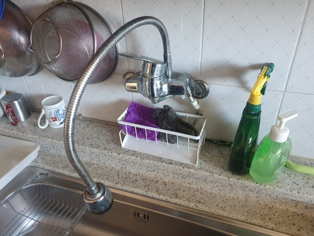 싱크대 벽수전 전체 모습